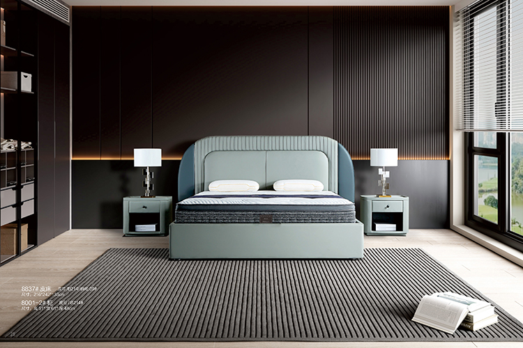 进口床垫配套床俱8837