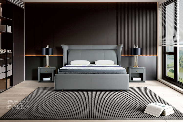 进口床垫配套床俱8822